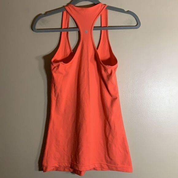 Lululemon Orange Cool Racerback Tank Top - Picture 3 of 6